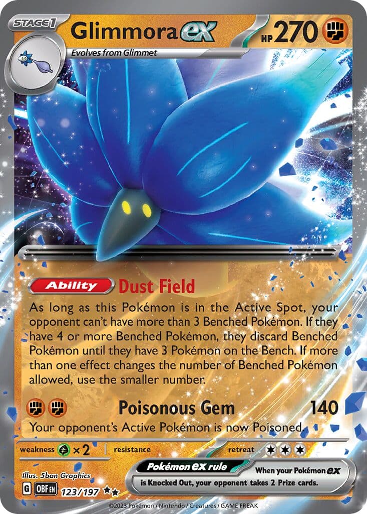 Obsidian Flames Pokemon card #123 - high resolution TCG trading card image