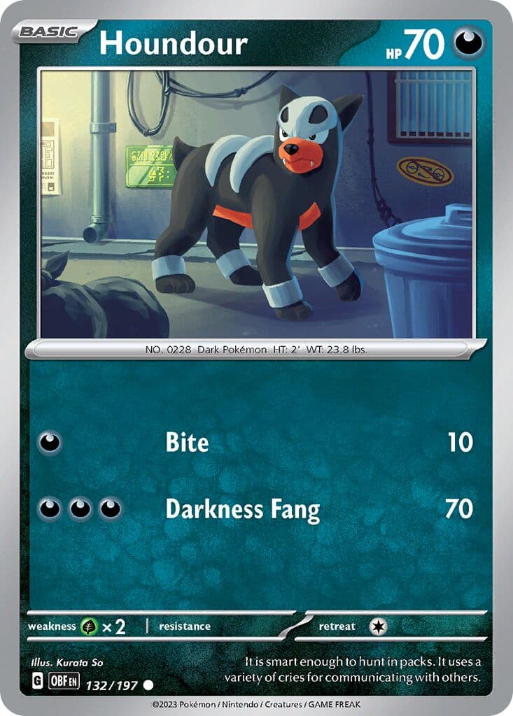 Obsidian Flames Pokemon card #132 - high resolution TCG trading card image