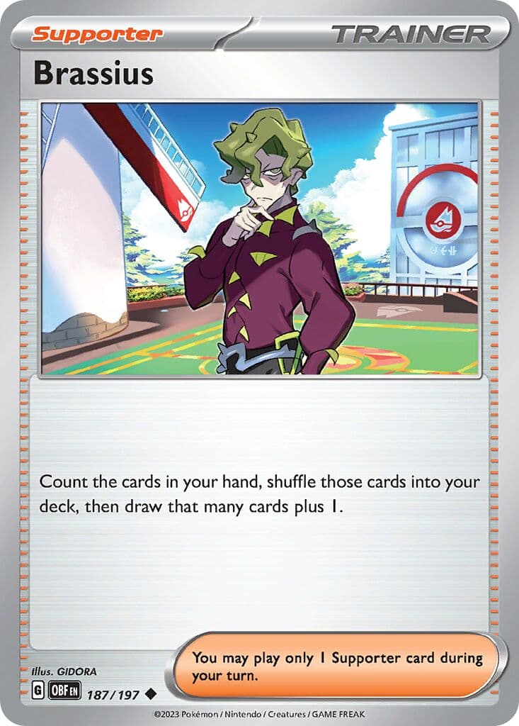 Obsidian Flames Pokemon card #187 - high resolution TCG trading card image