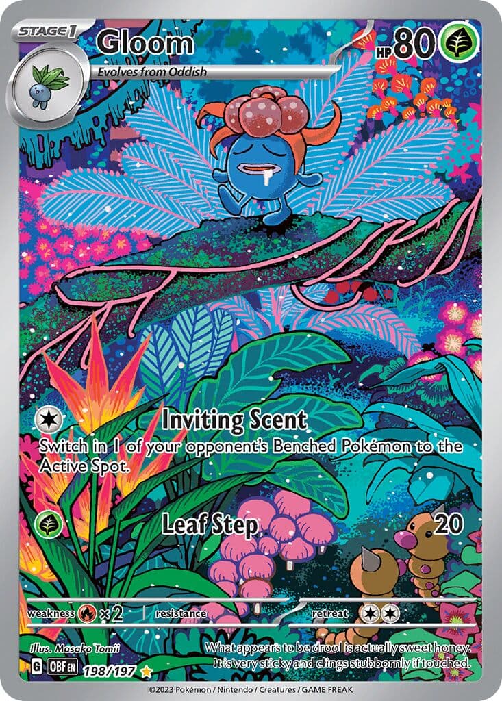 Obsidian Flames Pokemon card #198 - high resolution TCG trading card image