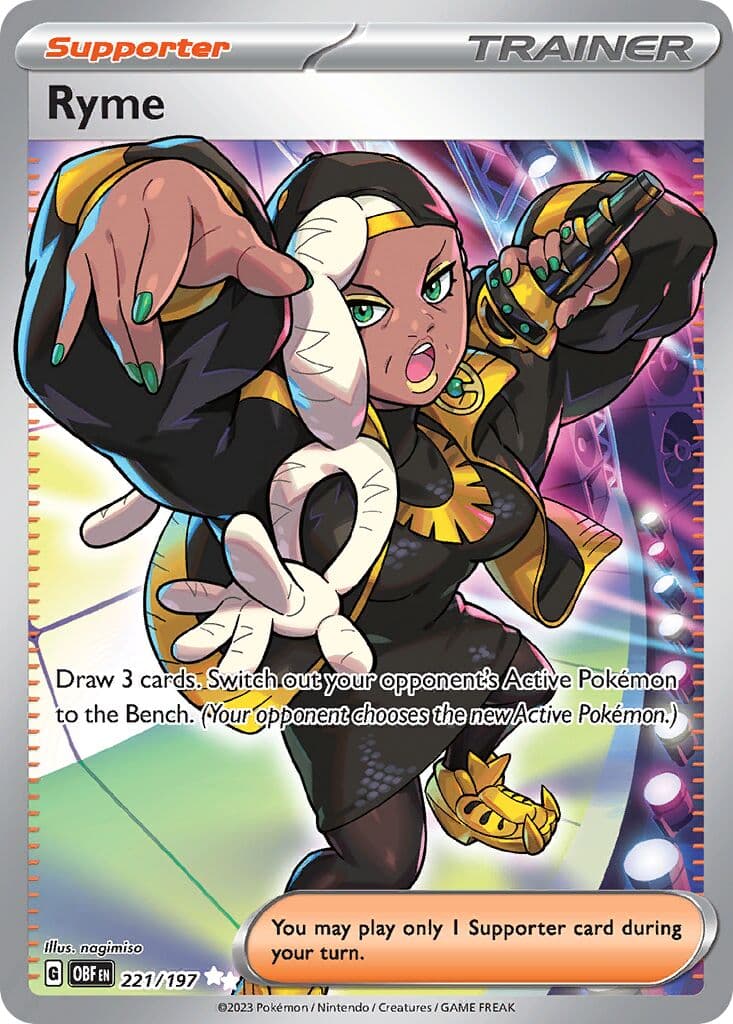 Obsidian Flames Pokemon card #221 - high resolution TCG trading card image