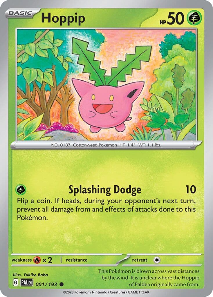 Paldea Evolved Pokemon card #001 - high resolution TCG trading card image