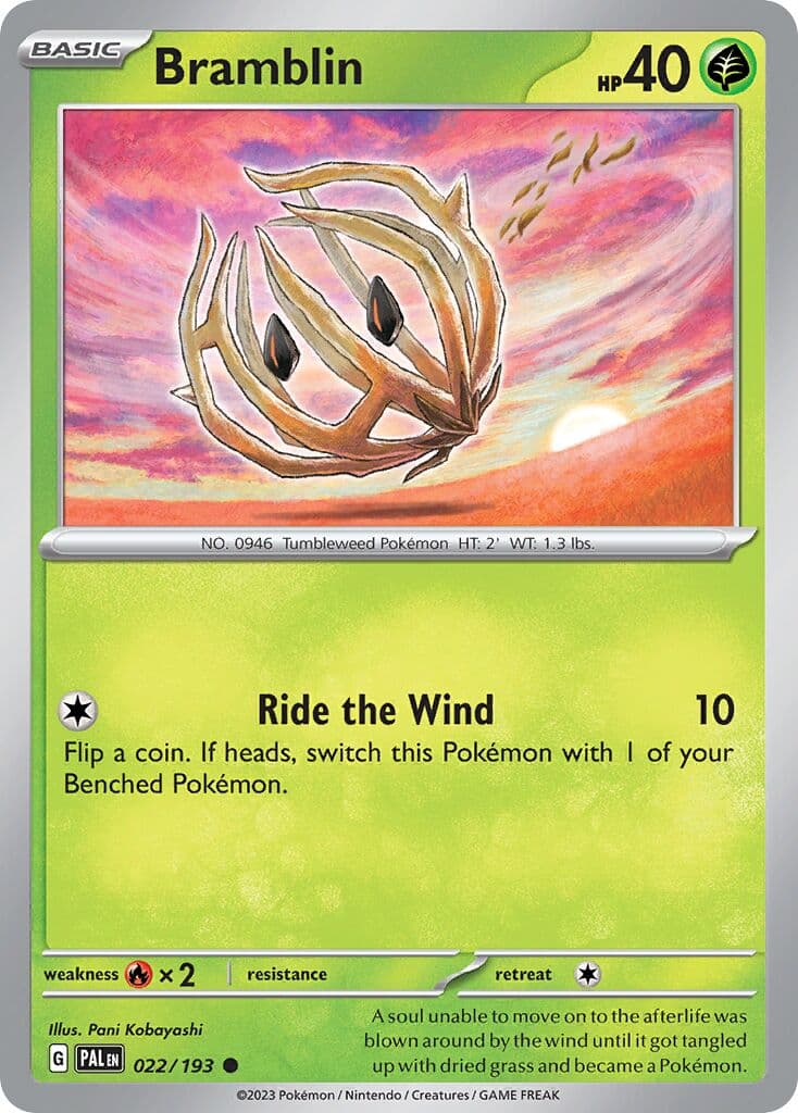Paldea Evolved Pokemon card #022 - high resolution TCG trading card image
