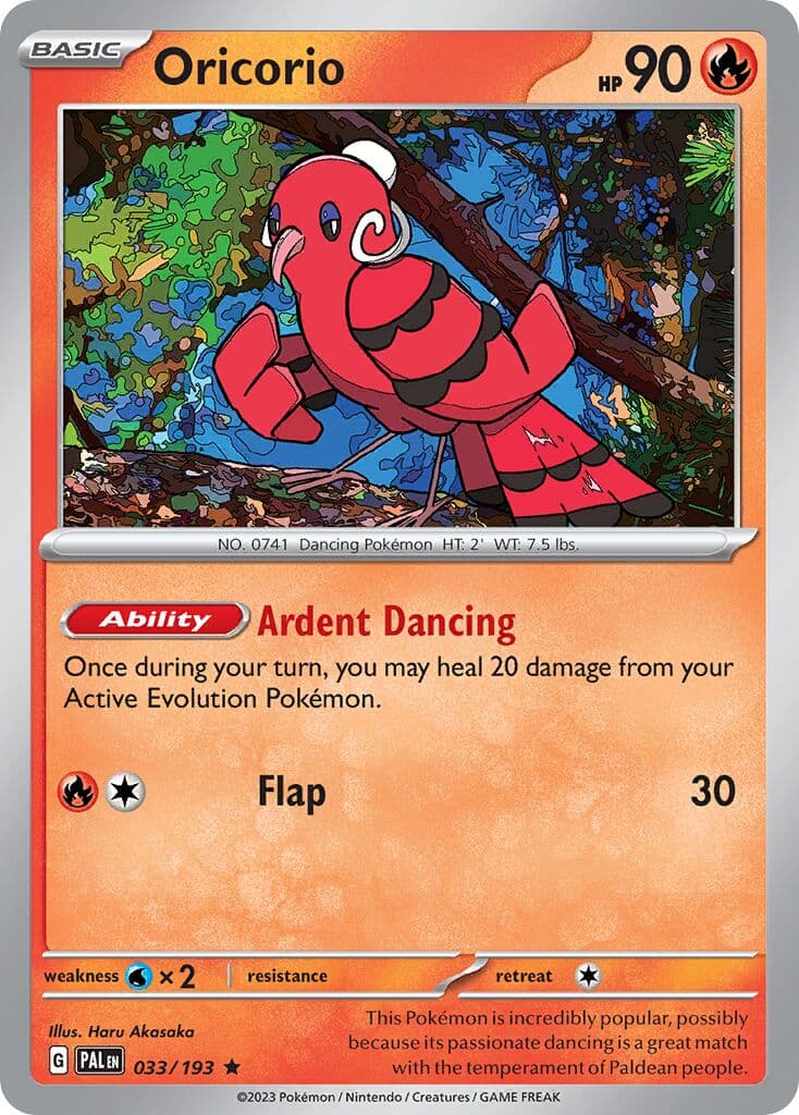 Paldea Evolved Pokemon card #033 - high resolution TCG trading card image