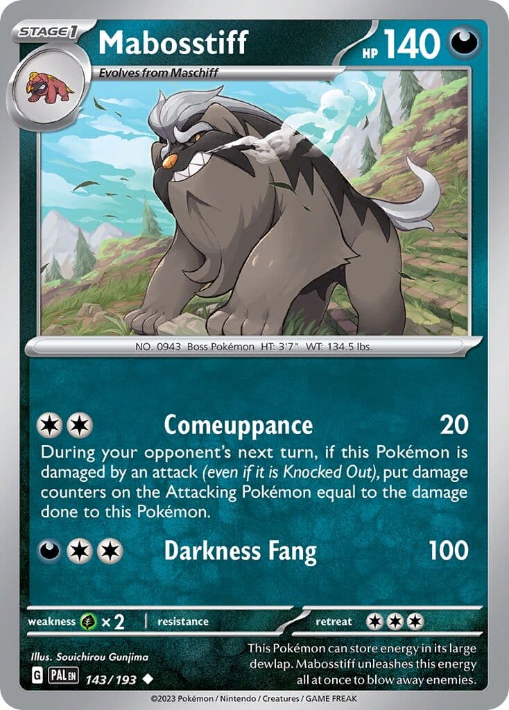 Paldea Evolved Pokemon card #143 - high resolution TCG trading card image