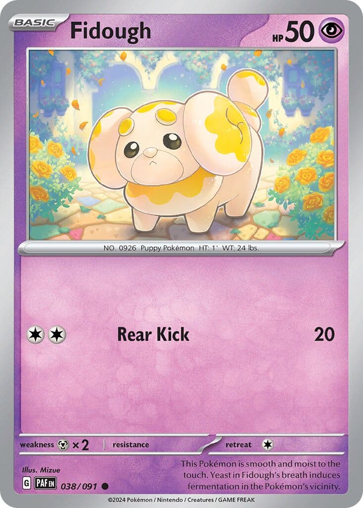 Paldean Fates Pokemon card #038 - high resolution TCG trading card image