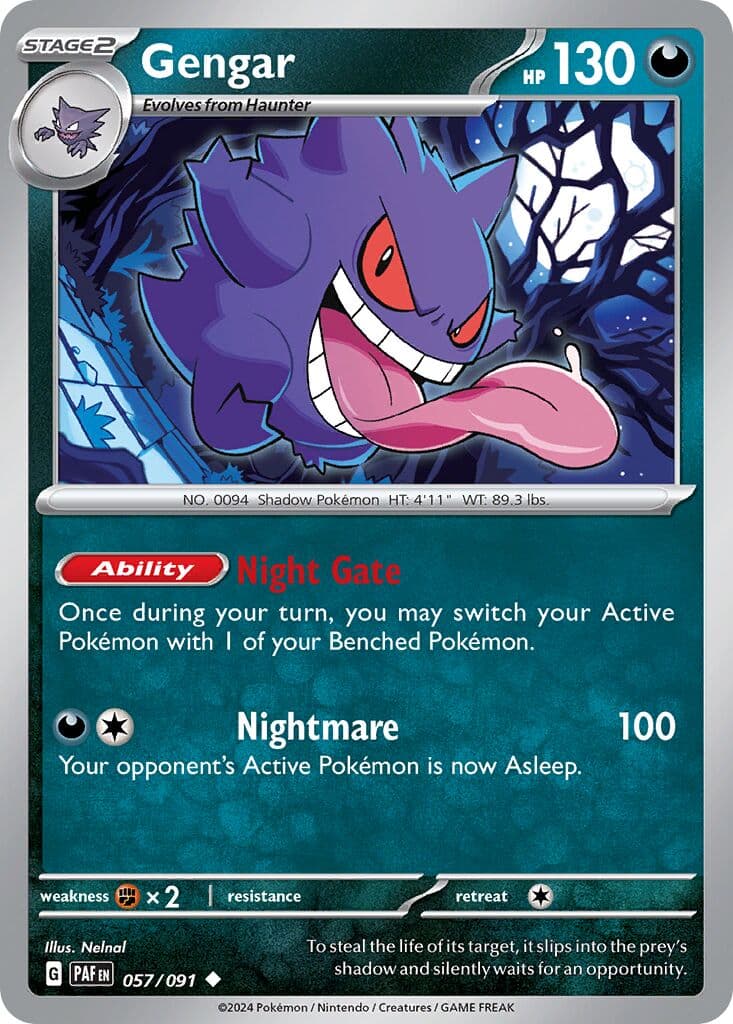Paldean Fates Pokemon card #057 - high resolution TCG trading card image