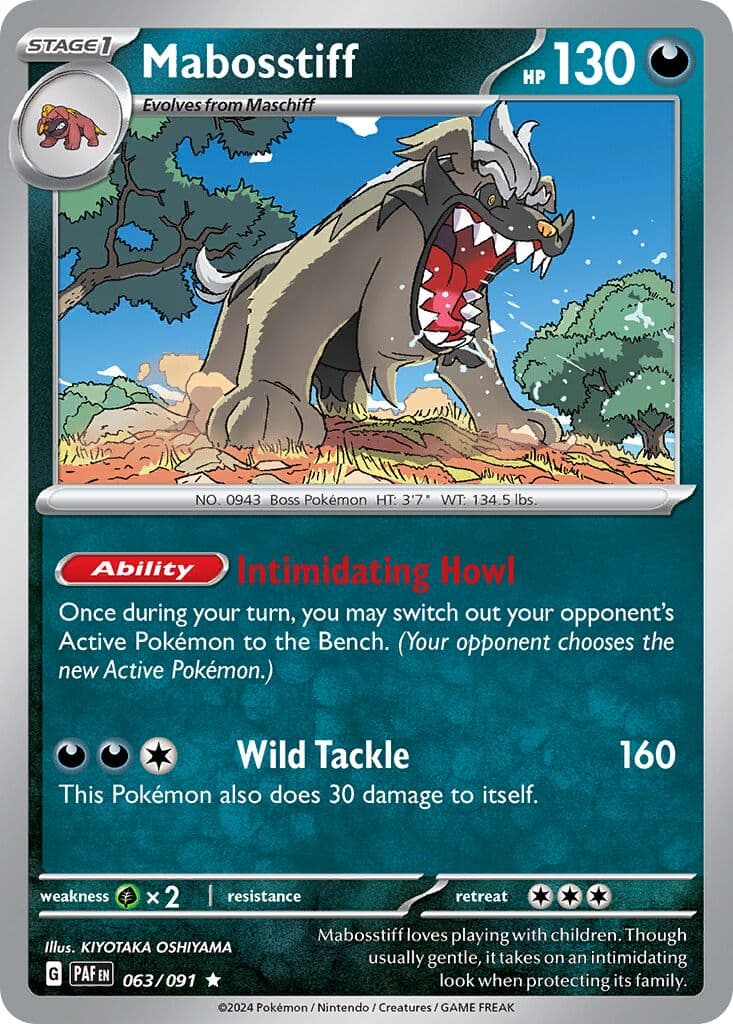 Paldean Fates Pokemon card #063 - high resolution TCG trading card image