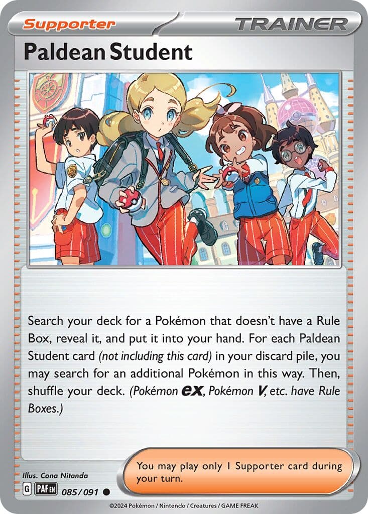 Paldean Fates Pokemon card #085 - high resolution TCG trading card image