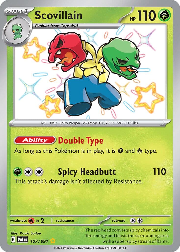 Paldean Fates Pokemon card #107 - high resolution TCG trading card image