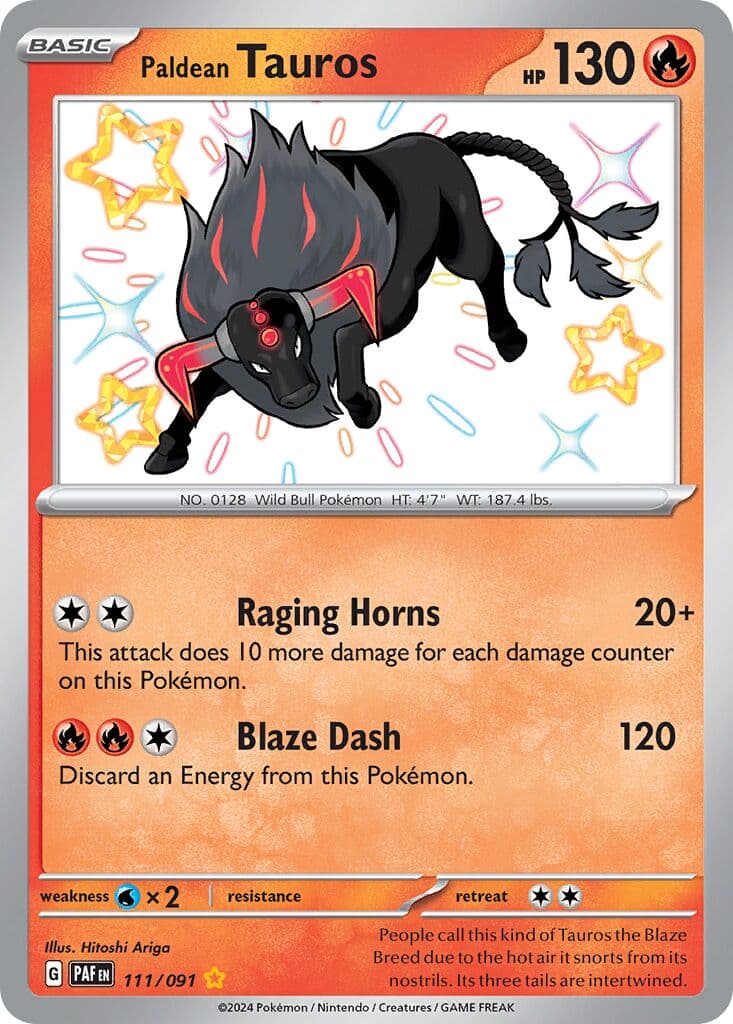 Paldean Fates Pokemon card #111 - high resolution TCG trading card image