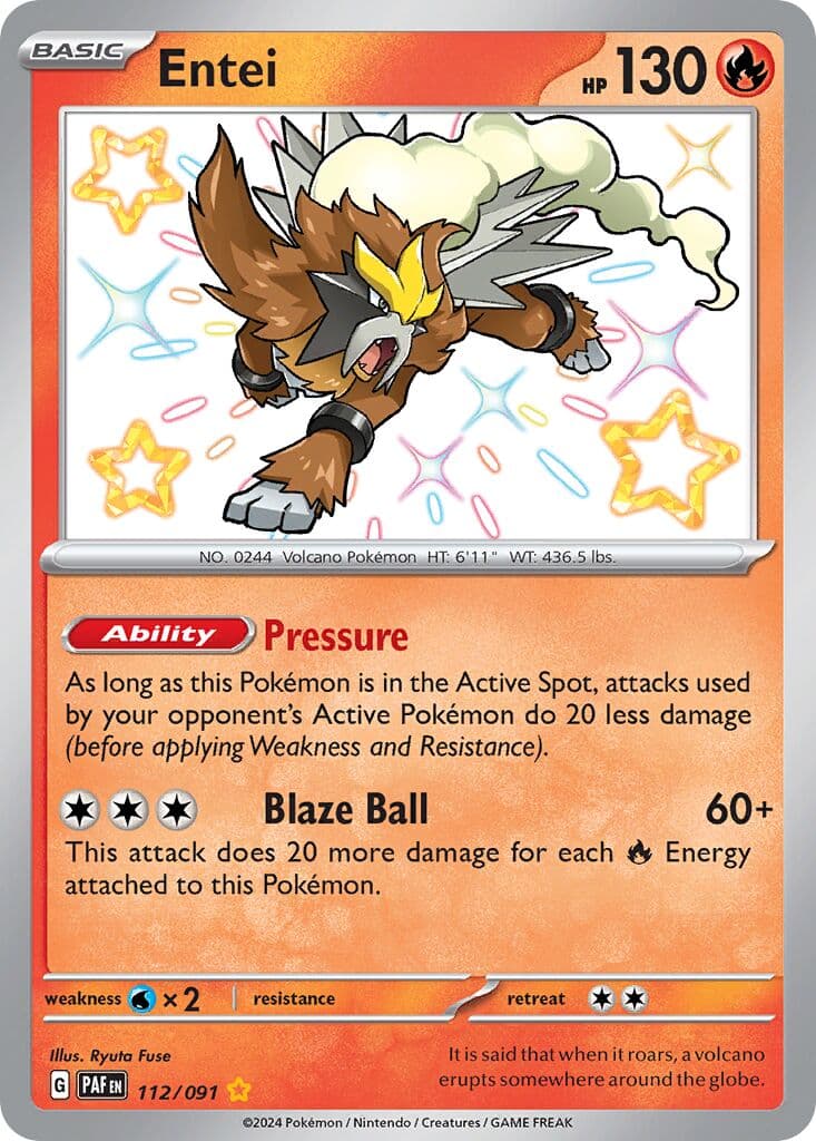 Paldean Fates Pokemon card #112 - high resolution TCG trading card image