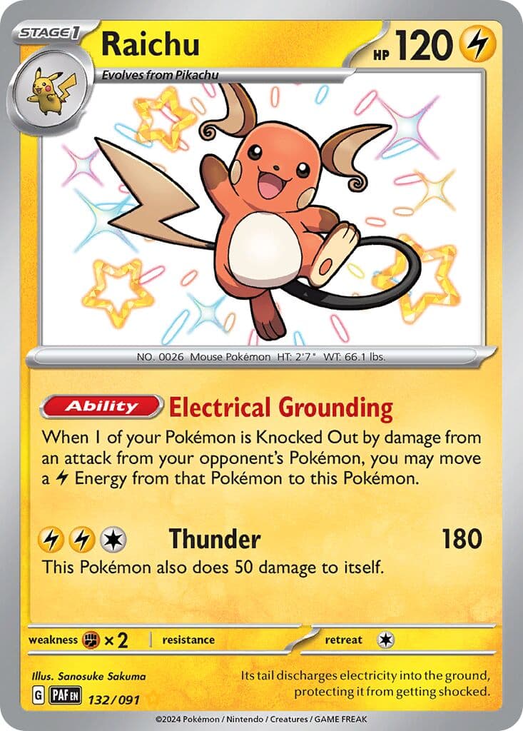 Paldean Fates Pokemon card #132 - high resolution TCG trading card image