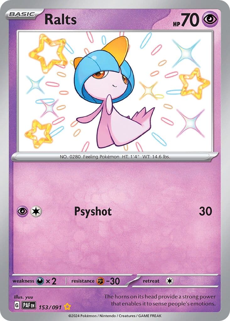 Paldean Fates Pokemon card #153 - high resolution TCG trading card image