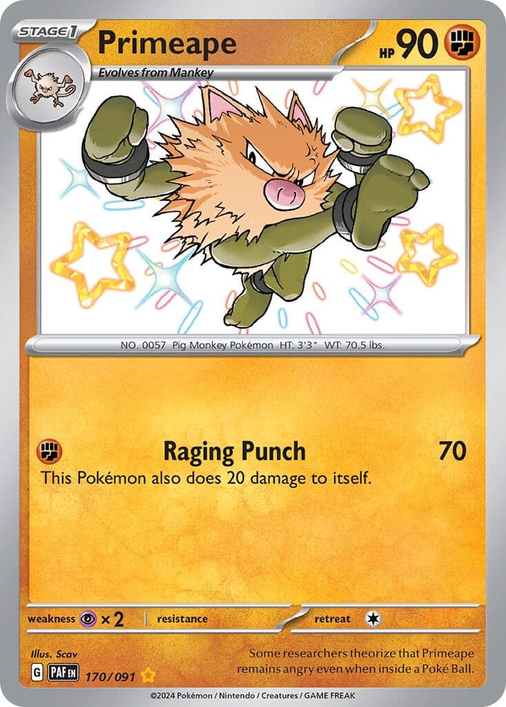 Paldean Fates Pokemon card #170 - high resolution TCG trading card image