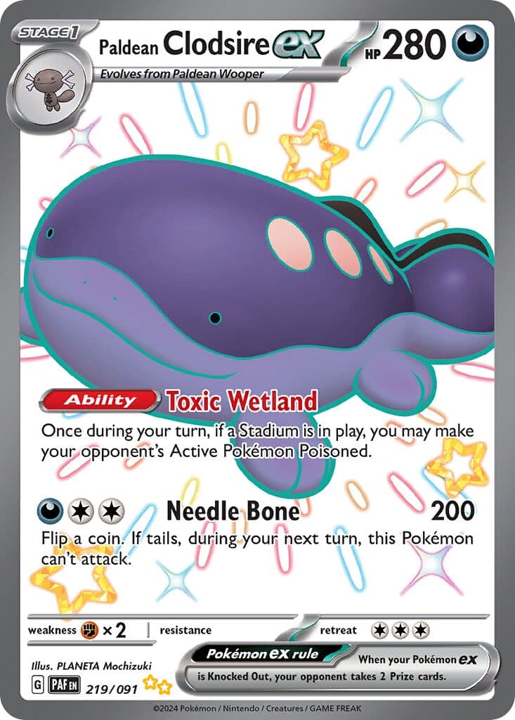 Paldean Fates Pokemon card #219 - high resolution TCG trading card image