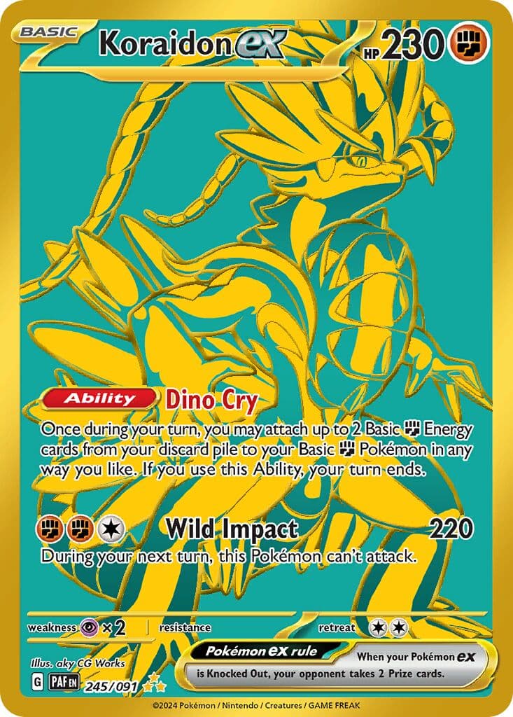 Paldean Fates Pokemon card #245 - high resolution TCG trading card image