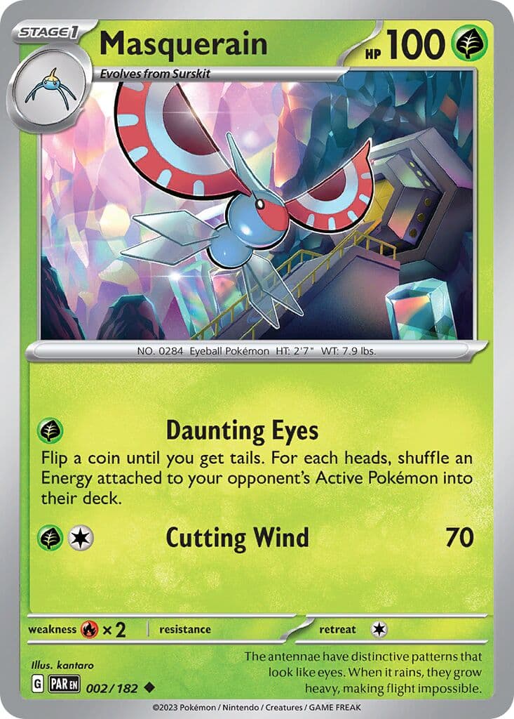 Paradox Rift Pokemon card #002 - high resolution TCG trading card image