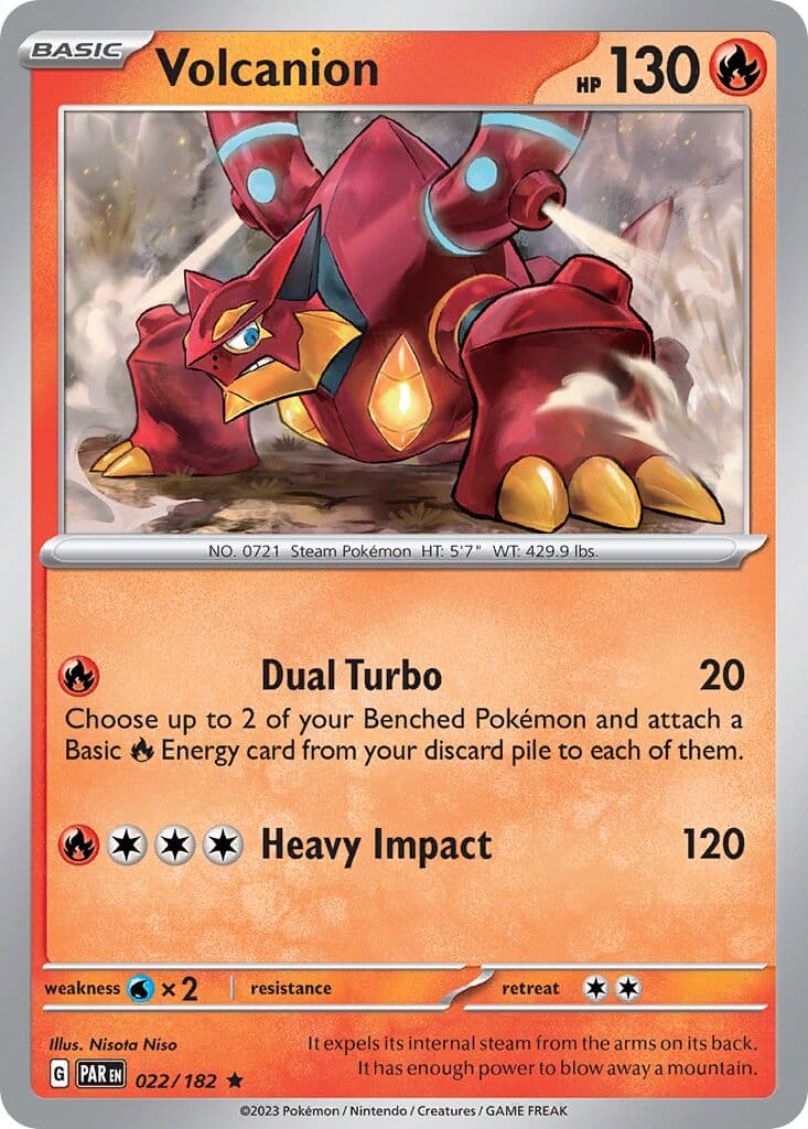 Paradox Rift Pokemon card #022 - high resolution TCG trading card image