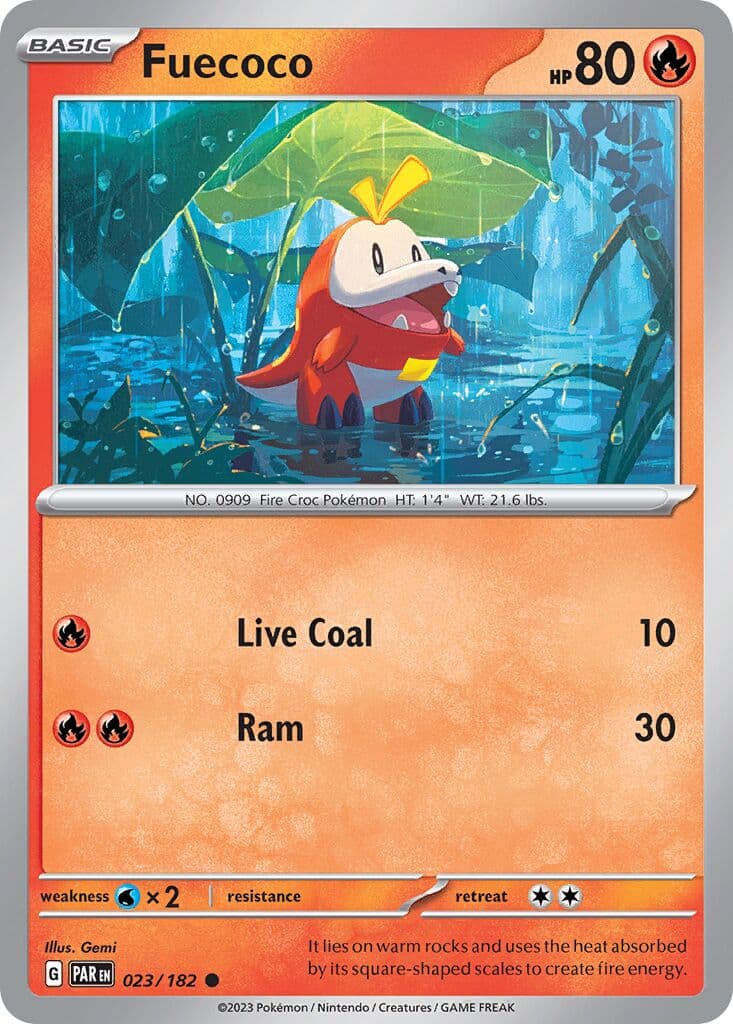 Paradox Rift Pokemon card #023 - high resolution TCG trading card image