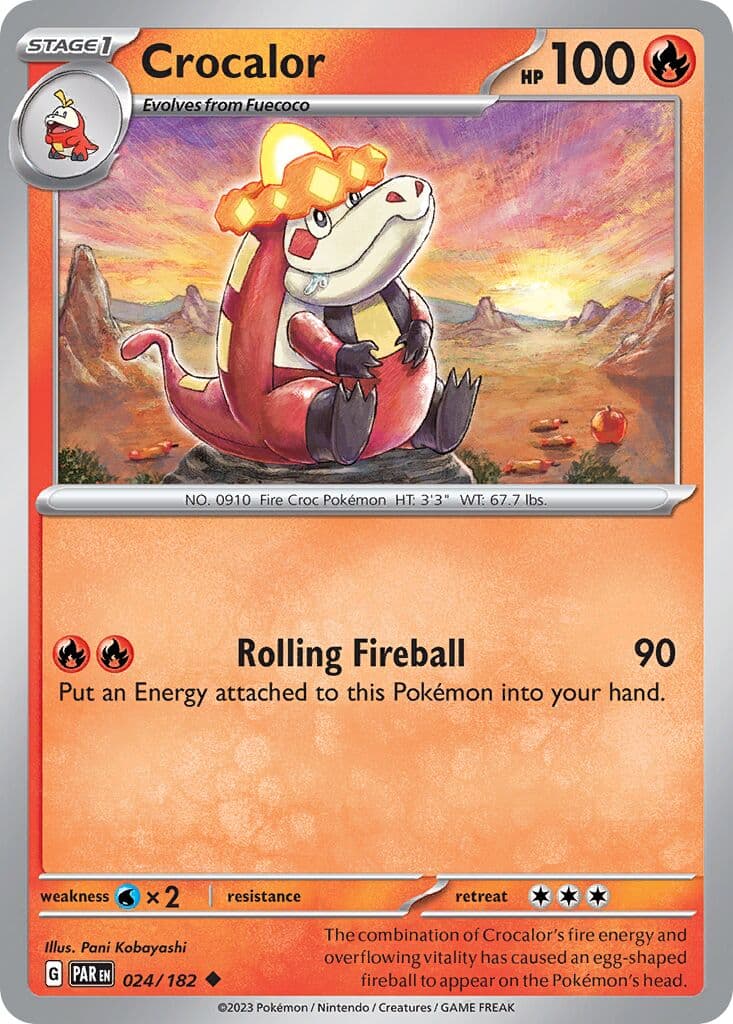 Paradox Rift Pokemon card #024 - high resolution TCG trading card image