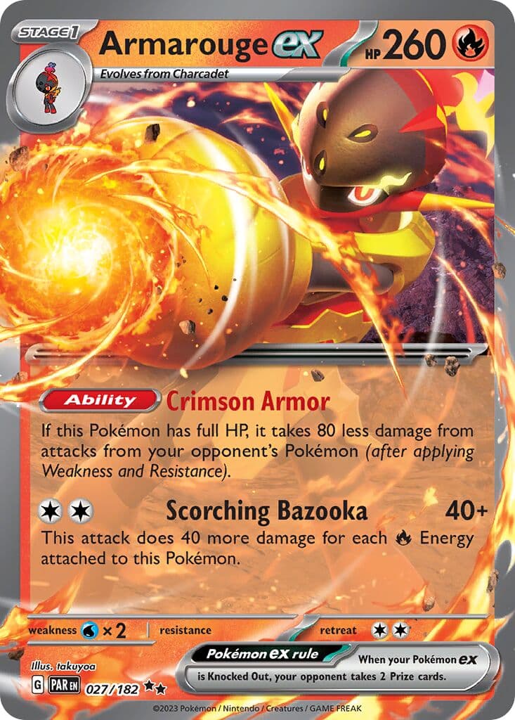 Paradox Rift Pokemon card #027 - high resolution TCG trading card image