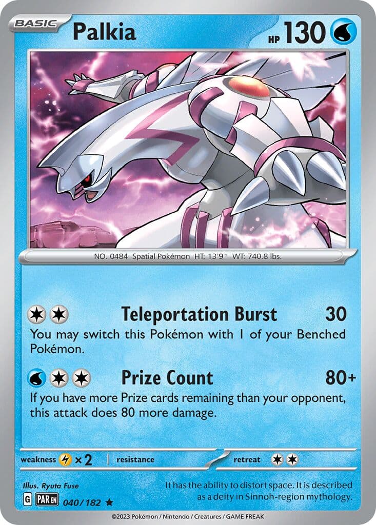 Paradox Rift Pokemon card #040 - high resolution TCG trading card image