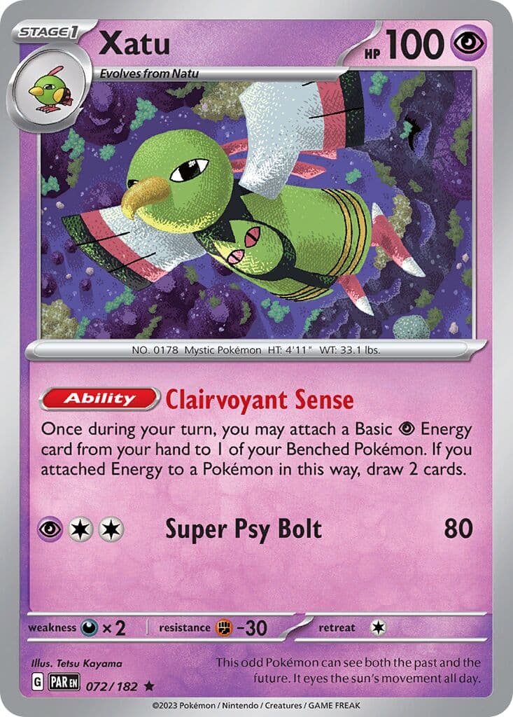 Paradox Rift Pokemon card #072 - high resolution TCG trading card image