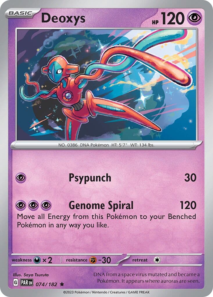 Paradox Rift Pokemon card #074 - high resolution TCG trading card image