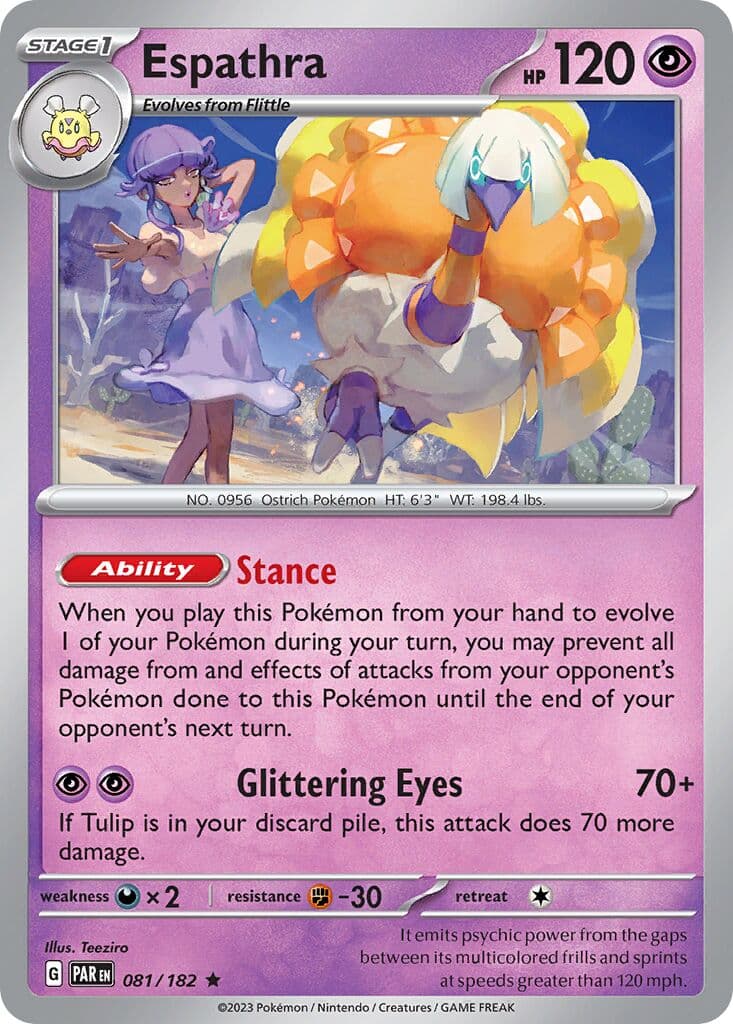 Paradox Rift Pokemon card #081 - high resolution TCG trading card image