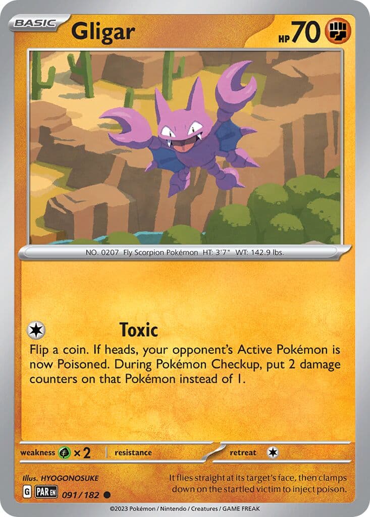 Paradox Rift Pokemon card #091 - high resolution TCG trading card image