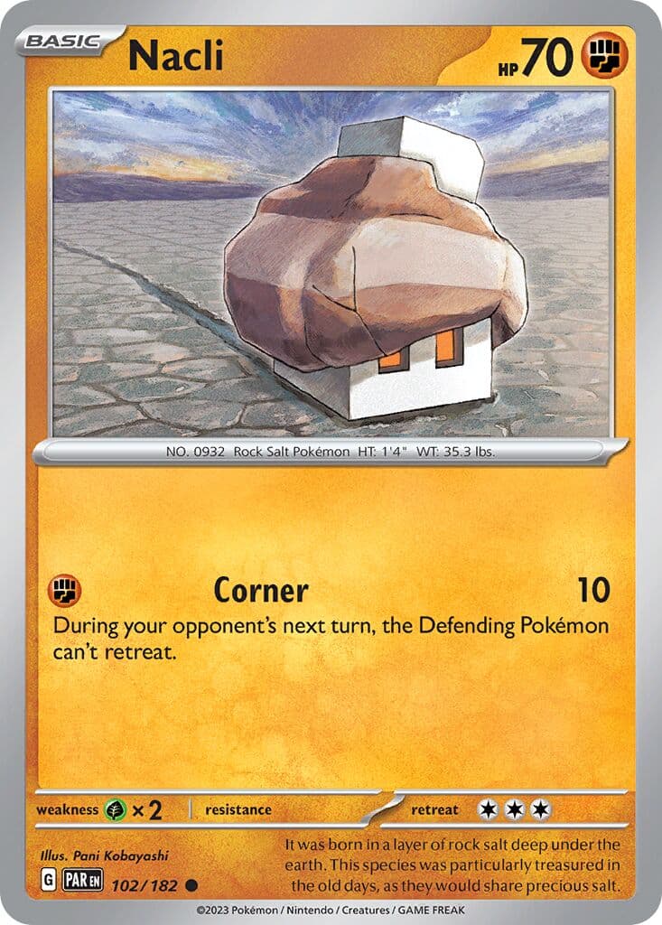 Paradox Rift Pokemon card #102 - high resolution TCG trading card image