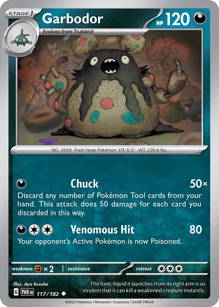 Paradox Rift Pokemon card #117 - high resolution TCG trading card image