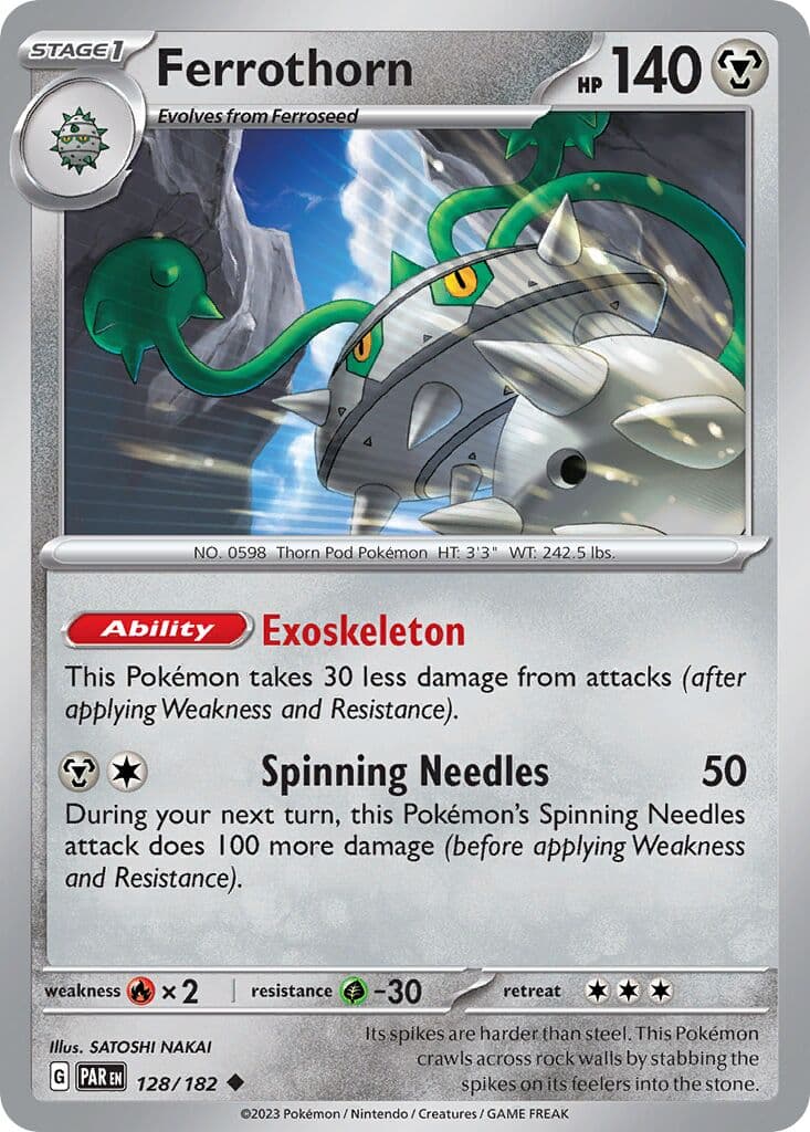 Paradox Rift Pokemon card #128 - high resolution TCG trading card image