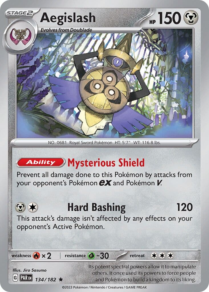 Paradox Rift Pokemon card #134 - high resolution TCG trading card image