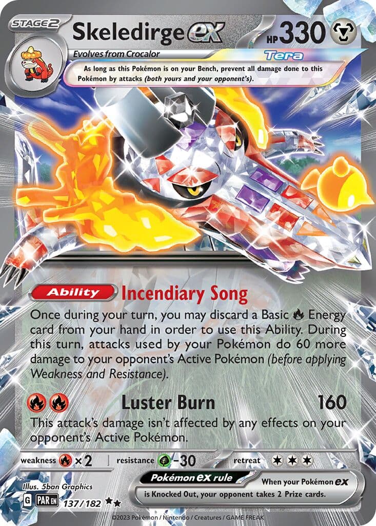 Paradox Rift Pokemon card #137 - high resolution TCG trading card image
