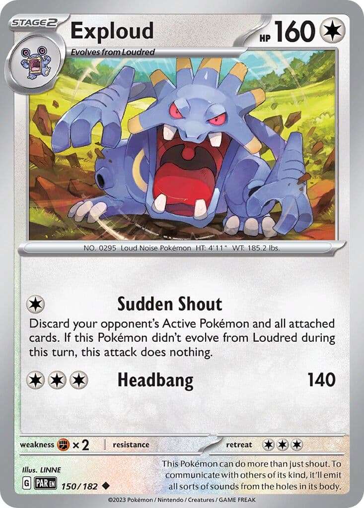 Paradox Rift Pokemon card #150 - high resolution TCG trading card image