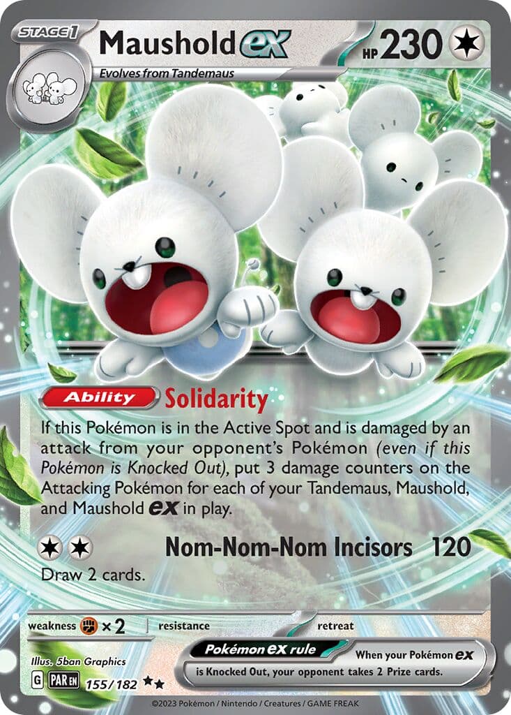 Paradox Rift Pokemon card #155 - high resolution TCG trading card image