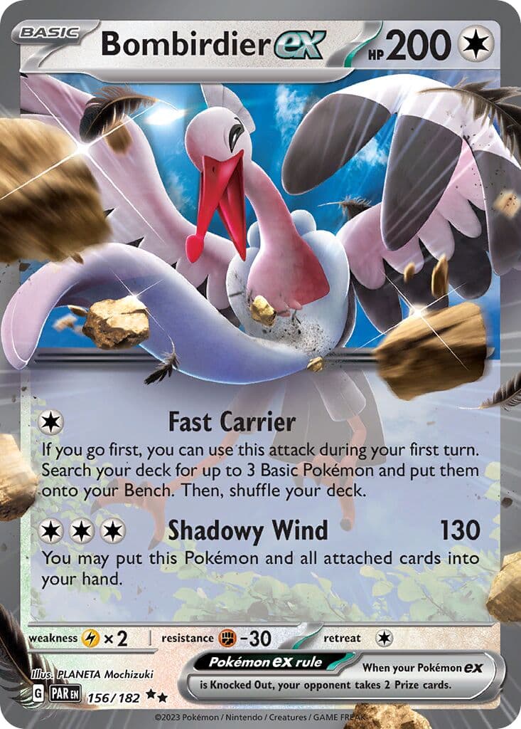 Paradox Rift Pokemon card #156 - high resolution TCG trading card image