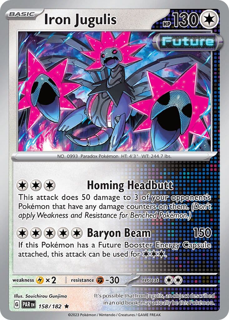 Paradox Rift Pokemon card #158 - high resolution TCG trading card image