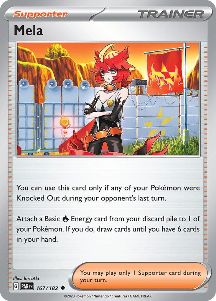 Paradox Rift Pokemon card #167 - high resolution TCG trading card image