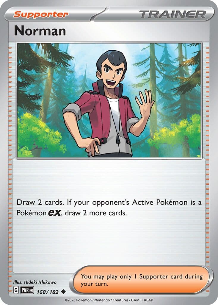 Paradox Rift Pokemon card #168 - high resolution TCG trading card image