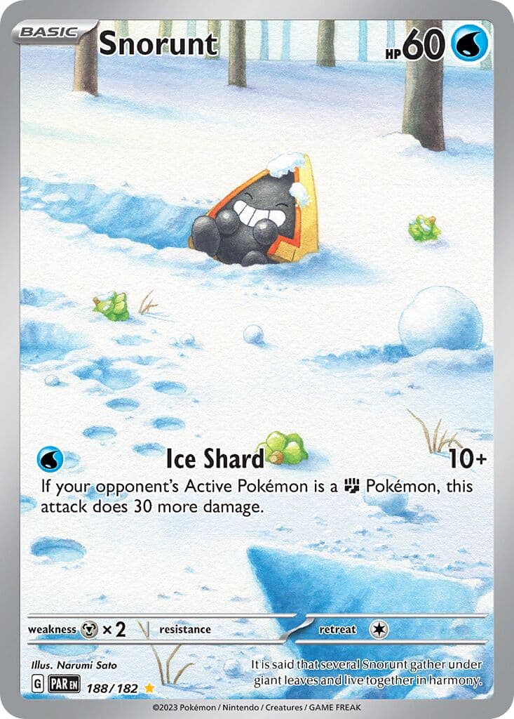 Paradox Rift Pokemon card #188 - high resolution TCG trading card image