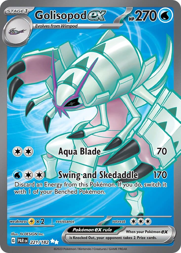 Paradox Rift Pokemon card #221 - high resolution TCG trading card image