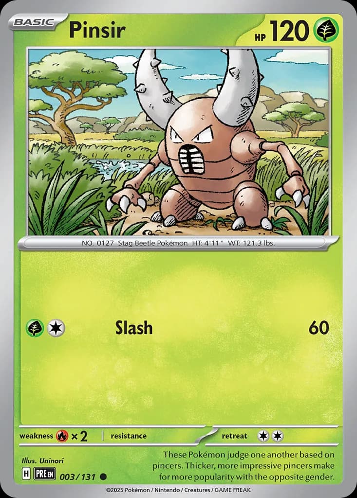 Prismatic Evolutions Pokemon card #003 - high resolution TCG trading card image