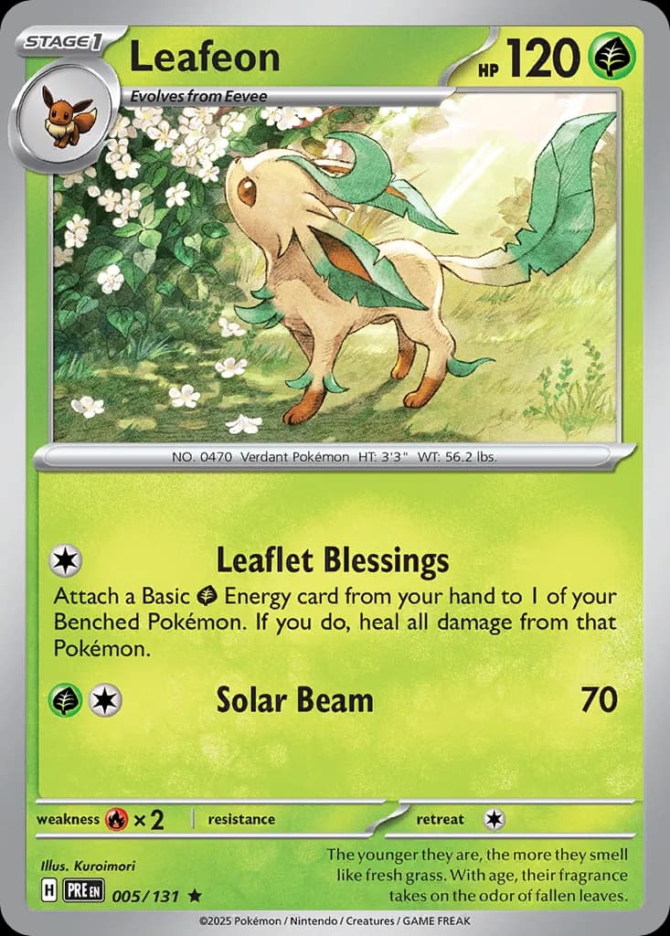 Prismatic Evolutions Pokemon card #005 - high resolution TCG trading card image