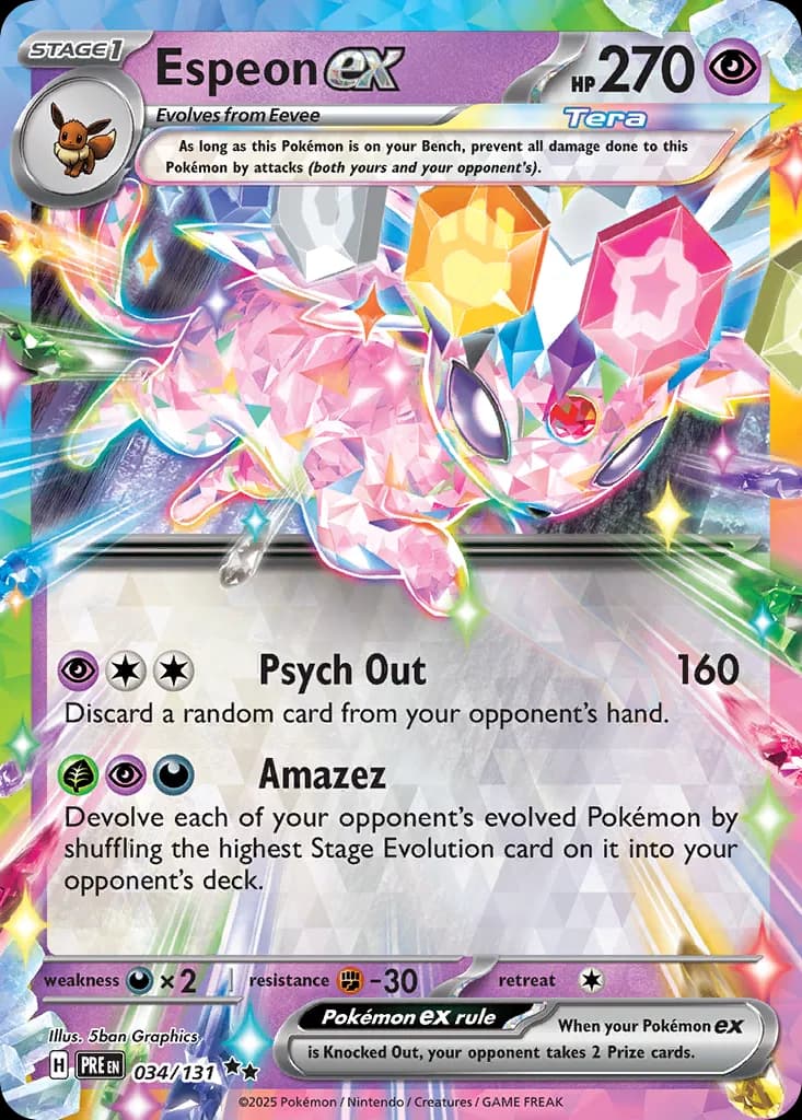 Prismatic Evolutions Pokemon card #034 - high resolution TCG trading card image