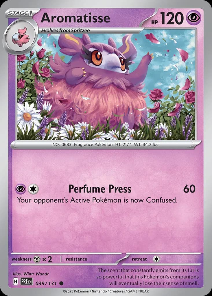 Prismatic Evolutions Pokemon card #039 - high resolution TCG trading card image
