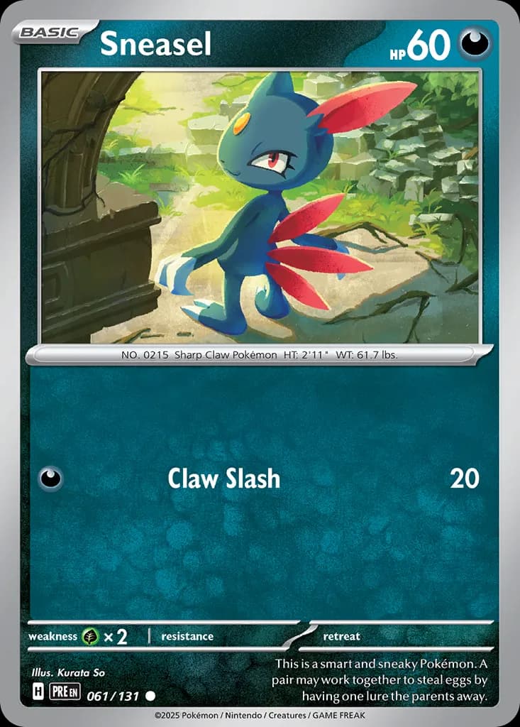 Prismatic Evolutions Pokemon card #061 - high resolution TCG trading card image