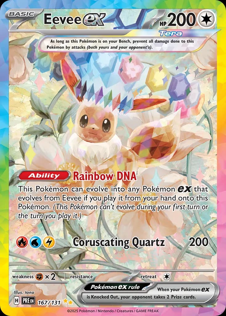 Prismatic Evolutions Pokemon card #167 - high resolution TCG trading card image
